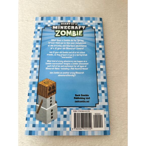 4 Book Set of Diary of a Minecraft Zombie Books by Zack Zombie Paperback - Picture 9 of 9